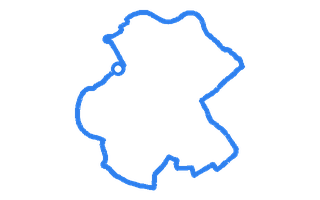 Route shape for Route 7 at Southampton (Maybush) DTC