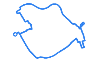 Route shape for Route 15 (NEW) at Southampton (Maybush) DTC