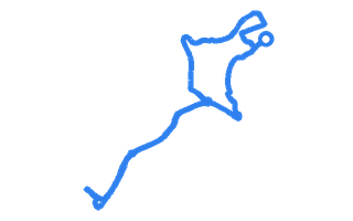 Route shape for Route 20 (NEW) at Southampton (Maybush) DTC
