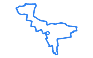 Route shape for Route 8 at Southend-on-Sea DTC