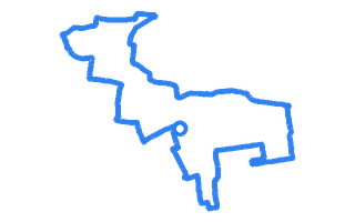 Route shape for Route 12 at Southend-on-Sea DTC