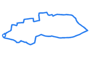 Route shape for Route 1 at St Albans DTC