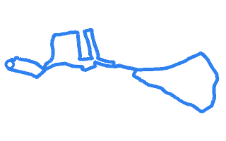 Route shape for Route 2 at St Albans DTC