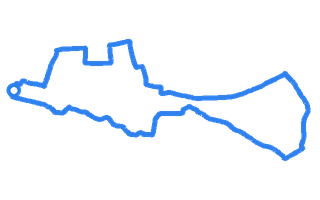 Route shape for Route 6 at St Albans DTC