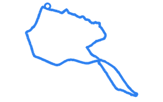 Route shape for Route 13 at St Albans DTC
