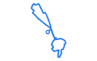 Route shape for Route 1 (NEW) at Stafford DTC