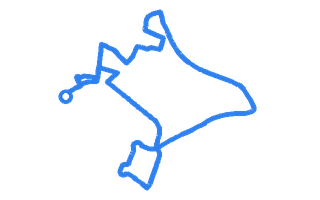 Route shape for Route 6 at Stafford DTC
