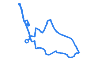 Route shape for Route 11 (NEW) at Stafford DTC