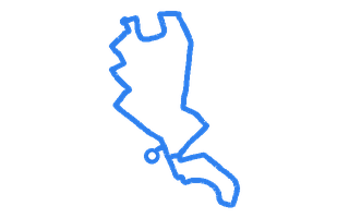 Route shape for Route 15 (NEW) at Stafford DTC