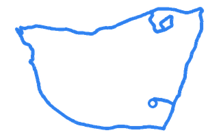Route shape for Route 1 at Steeton DTC