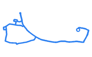 Route shape for Route 4 at Steeton DTC