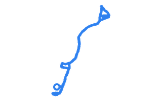 Route shape for Route 10 at Steeton DTC