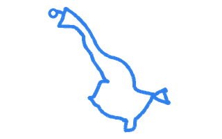 Route shape for Route 14 at Steeton DTC