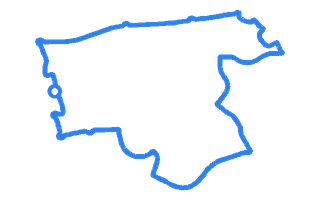 Route shape for Route 2 at Stevenage DTC