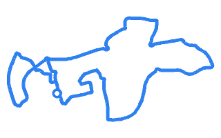 Route shape for Route 11 at Stevenage DTC