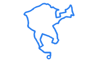 Route shape for Route 5 at Stirling DTC