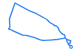 Route shape for Route 9 at Stirling DTC