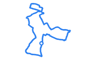 Route shape for Route 14 at Stirling DTC