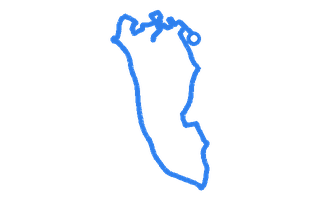 Route shape for Route 7 at Stoke-On-Trent (Cobridge) DTC