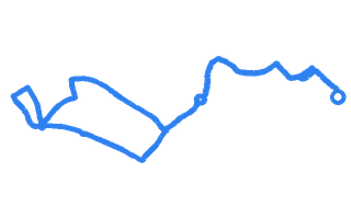Route shape for Route 11 at Stoke-On-Trent (Cobridge) DTC