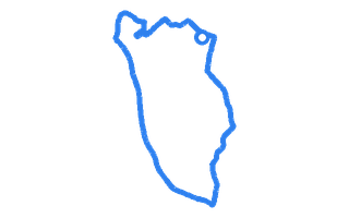 Route shape for Route 12 at Stoke-On-Trent (Cobridge) DTC