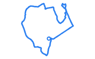 Route shape for Route 14 at Stoke-On-Trent (Cobridge) DTC