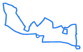 Route shape for Route 1 at Sunderland DTC