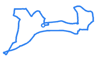 Route shape for Route 2 (NEW) at Sunderland DTC