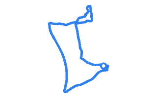 Route shape for Route 3 at Sunderland DTC