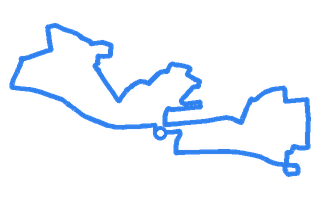 Route shape for Route 5 at Sunderland DTC