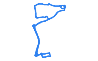 Route shape for Route 11 at Sunderland DTC