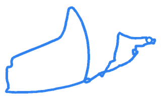 Route shape for Route 14 at Sunderland DTC