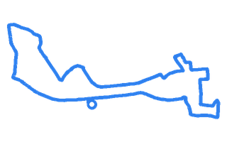 Route shape for Route 16 at Sunderland DTC