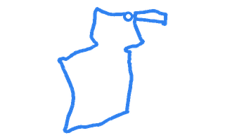 Route shape for Route 17 (NEW) at Sunderland DTC