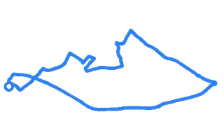 Route shape for Route 4 at Sutton-In-Ashfield DTC