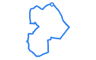 Route shape for Route 6 at Sutton-In-Ashfield DTC