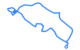 Route shape for Route 7 at Sutton-In-Ashfield DTC