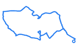 Route shape for Route 14 at Sutton-In-Ashfield DTC