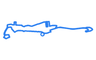 Route shape for Route 3 at Swansea DTC