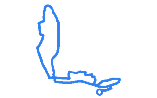 Route shape for Route 9 at Swansea DTC