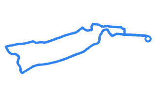 Route shape for Route 13 at Swansea DTC