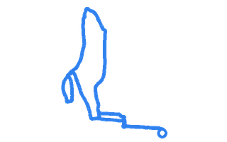 Route shape for Route 14 at Swansea DTC