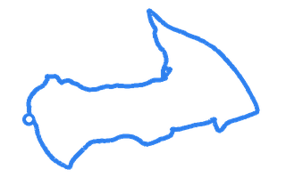 Route shape for Route 2 at Swindon DTC