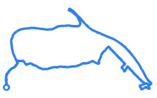 Route shape for Route 6 at Swindon DTC