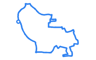 Route shape for Route 7 at Swindon DTC