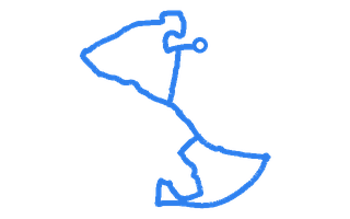 Route shape for Route 11 at Swindon DTC