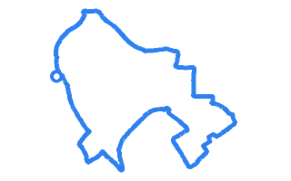 Route shape for Route 12 at Swindon DTC