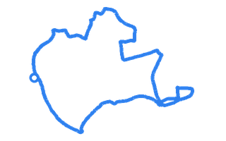 Route shape for Route 14 at Swindon DTC