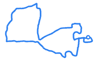 Route shape for Route 16 at Swindon DTC