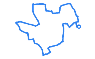 Route shape for Route 5 at Taunton DTC